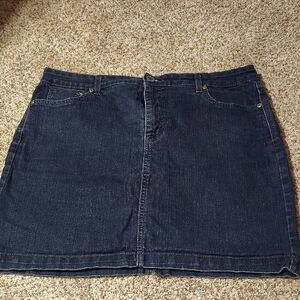 Style & Co. Blue Mini Pencil Skirt